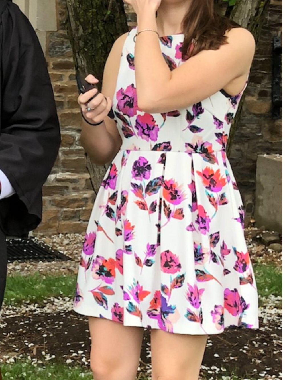 Floral A-line dress